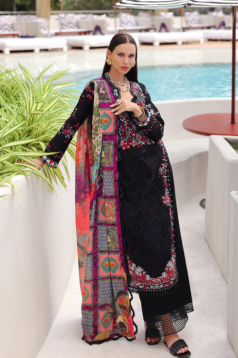Afrozeh Luxury Embroidered Lawn Elva