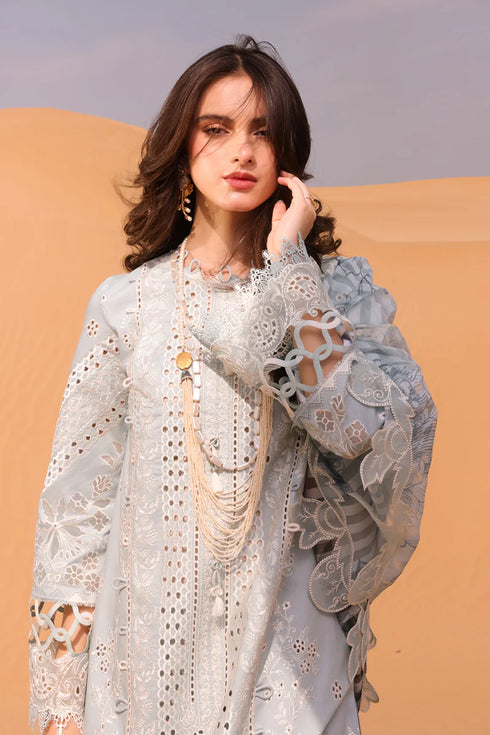 Qalamkar Qlinekari Chikankari Lawn suits india –KM-06 APOLLINE