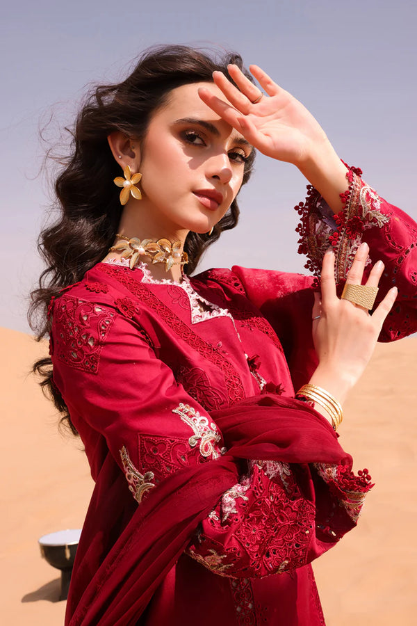 Qalamkar Qlinekari Chikankari Lawn suits india –KM-05 AMANDINE