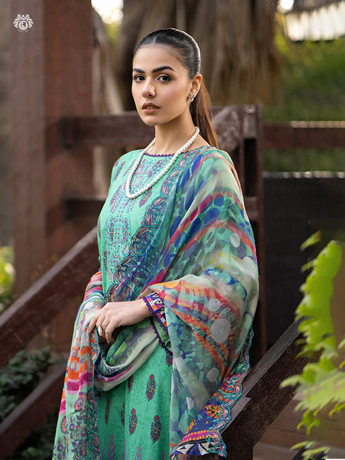 GullJee Rang Pasand Digital Print Embroidered -allibaash.com