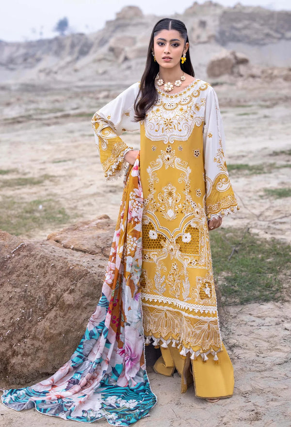 Adan's Lawn 5830 Embroidered Suit