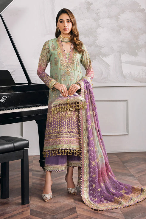 EMBROIDERED MASURI CH12-08 UNSTITCHED