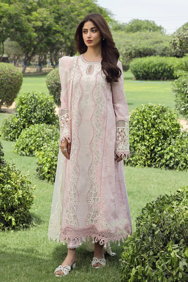 Qalamkar Luxury Lawn 2024 | PS-09 FARVA