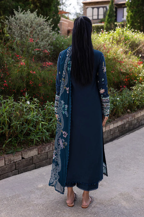 Qalamkari Qline Summer Lawn-QM-01 Bleu