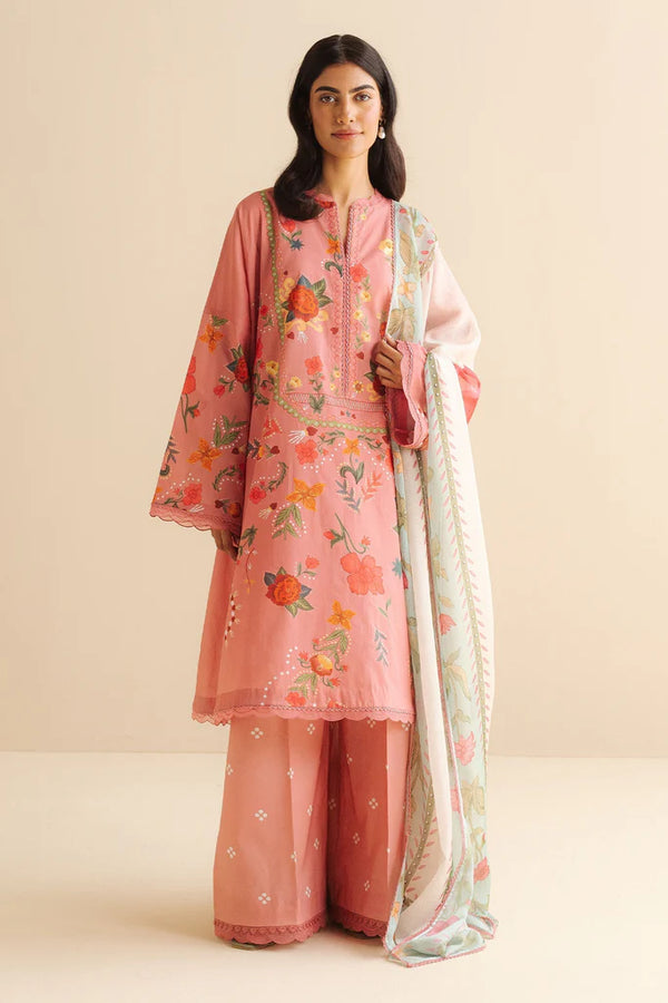 Zara Shahjahan Coco Prints Lawn Drop II – Nyra-5B