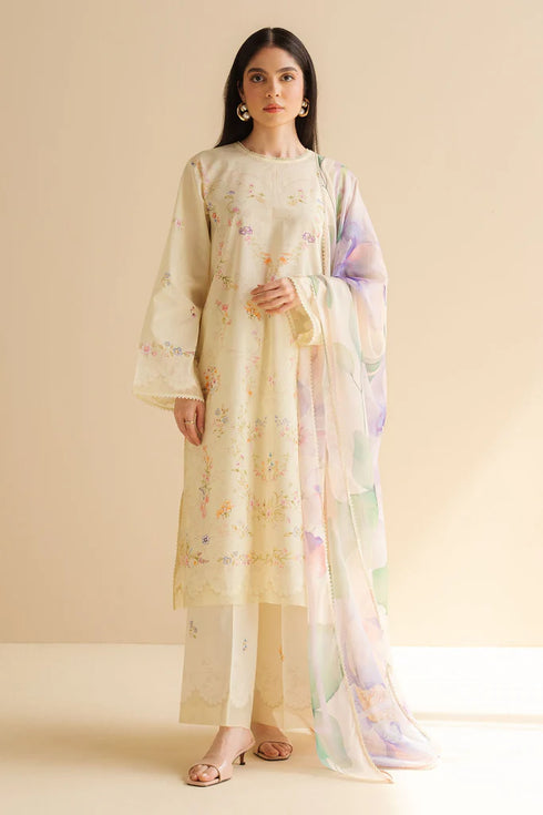 Zara Shahjahan Coco Prints Lawn Drop II – Aria-3B