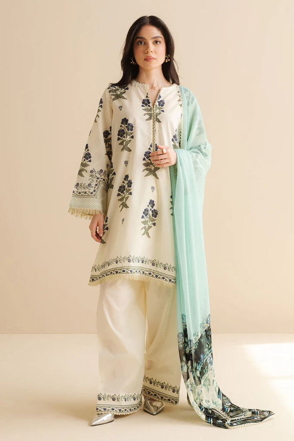 Zara Shahjahan Coco Prints Lawn Drop II – Raya-2B