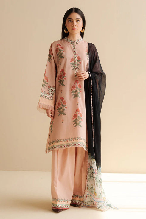Zara Shahjahan Coco Prints Lawn Drop II – Raya-2A