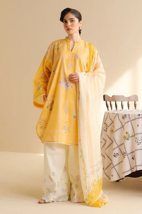 Zara Shahjahan Coco Prints Lawn Drop II – Luna-10B