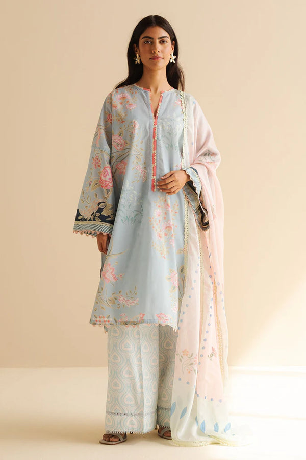 Zara Shahjahan Coco Prints Lawn Drop II – Vara-8B