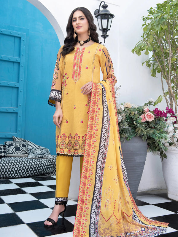 Aabirah Vol 2 By MTF Printed Embroidered Lawn Suit D03- Summer Collection