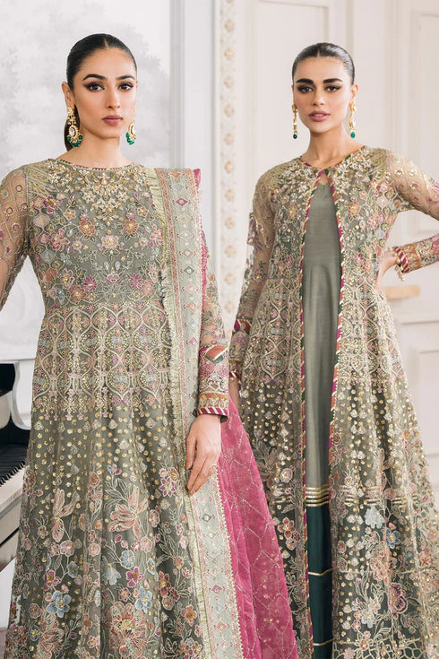 Baroque Chantelle Embroidered suits dress in india-allibaash