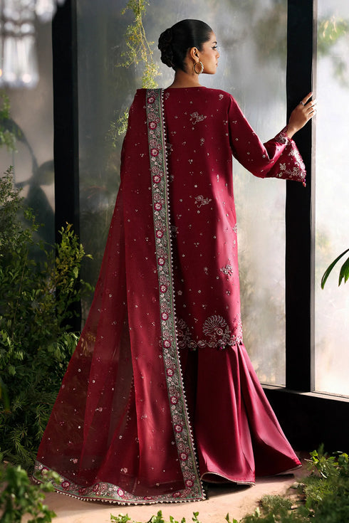 Afrozeh La Fuchsia Luxury Formal Collection-Yalira