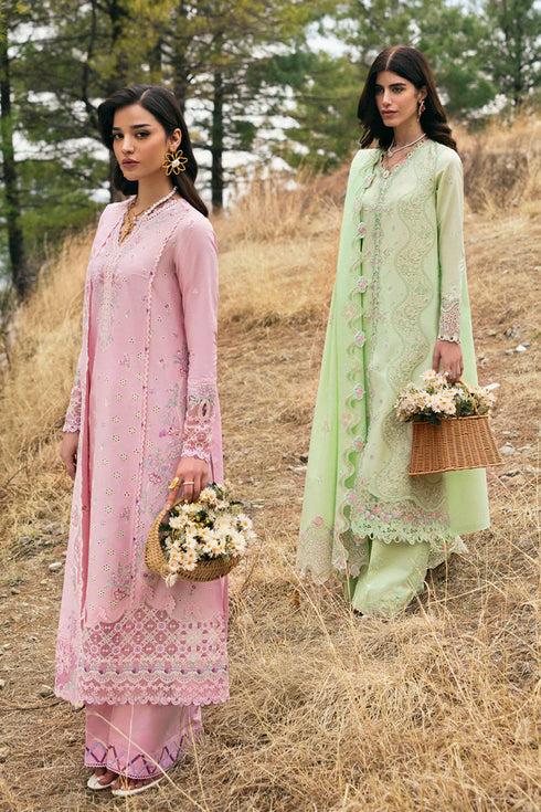 Qalamkar Qlinekari Lawn-DC-02 Freja
