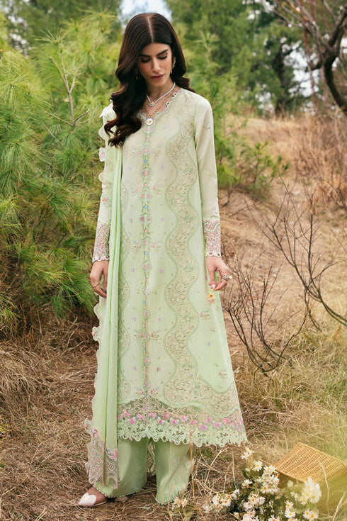 Qalamkar Qlinekari Lawn-DC-14 Meline