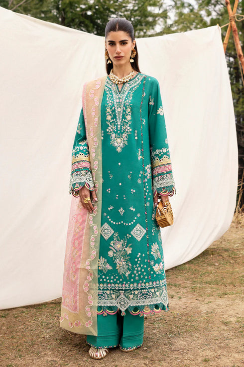 Qalamkar Qlinekari Lawn-DC-08 Elida