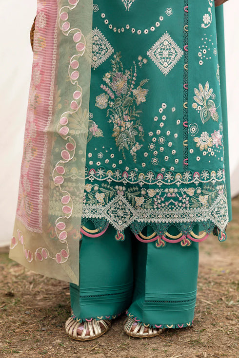 Qalamkar Qlinekari Lawn-DC-08 Elida