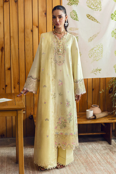 Qalamkar Qlinekari Lawn-DC-04 Keva