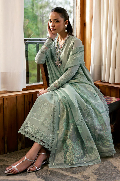 Qalamkar Qlinekari Lawn-DC-15 Elira