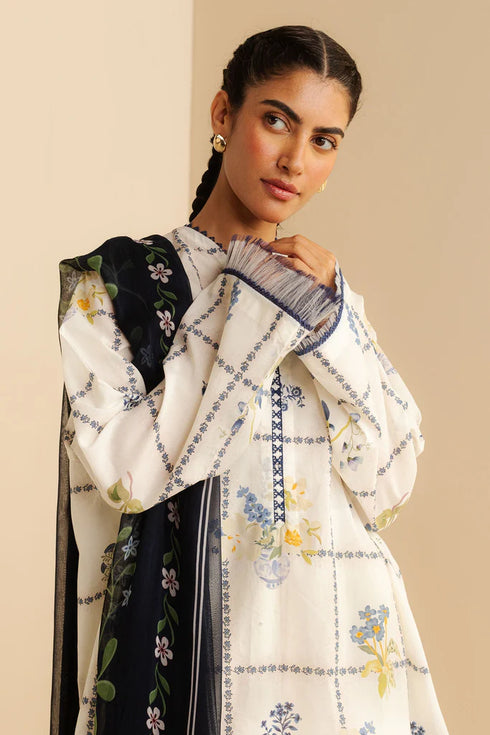 Zara Shahjahan Coco Prints Lawn Drop II – Luna-10A