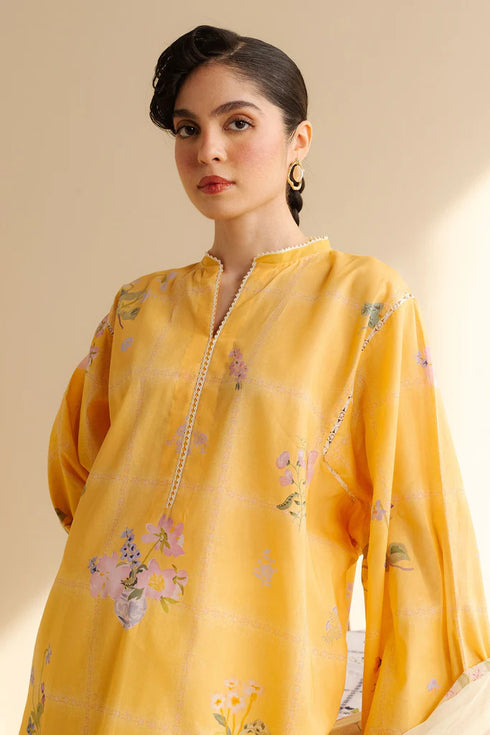 Zara Shahjahan Coco Prints Lawn Drop II – Luna-10B