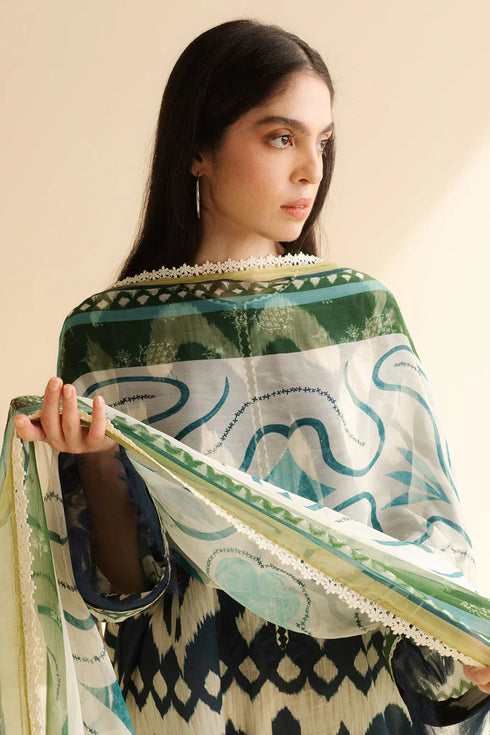 Zara Shahjahan Coco Prints Lawn Drop II – Sila-6B