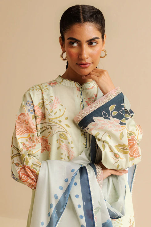 Zara Shahjahan Coco Prints Lawn Drop II – Vara-8A