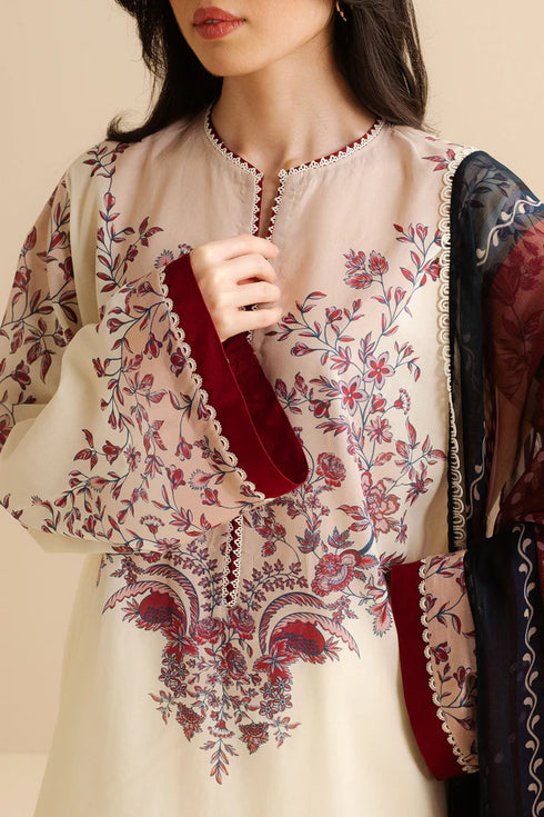 Zara Shahjahan Coco Prints Lawn Drop II – Nisa-4B