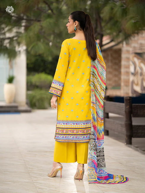 GullJee Rang Pasand Digital Print Embroidered by - GRP2404A1-delhi