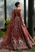 Afrozeh La Fuchsia Luxury Formal Collection-Shale