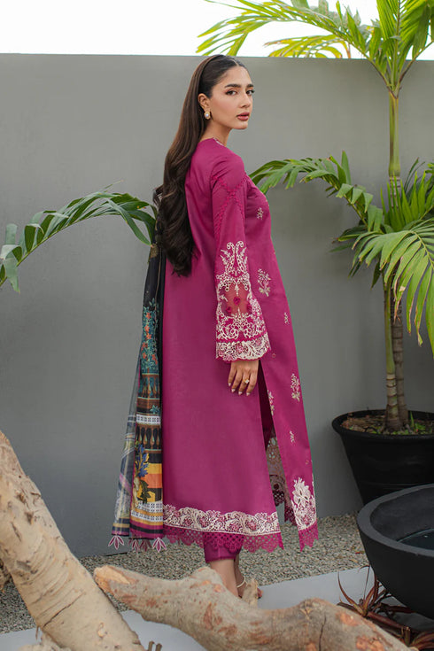 Qalamkar Luxury Lawn 2024 | JK-16 SERAPHINA