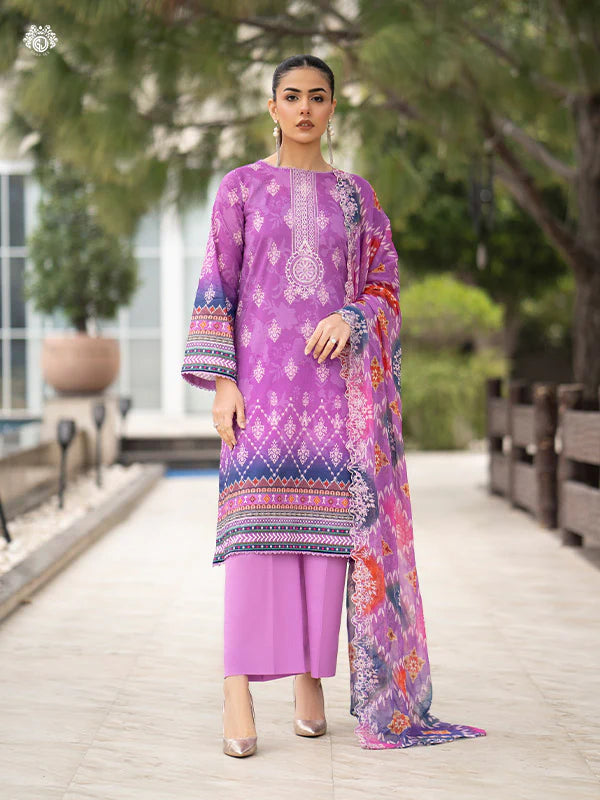 Rang Pasand Digital Print Embroidered by - GRP2404A2