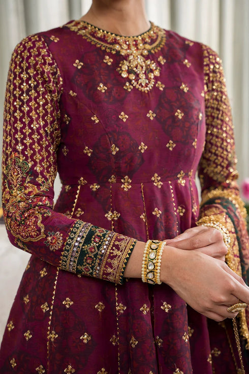 Baroque Chantelle Embroidered Luxury Formals –Allibaash