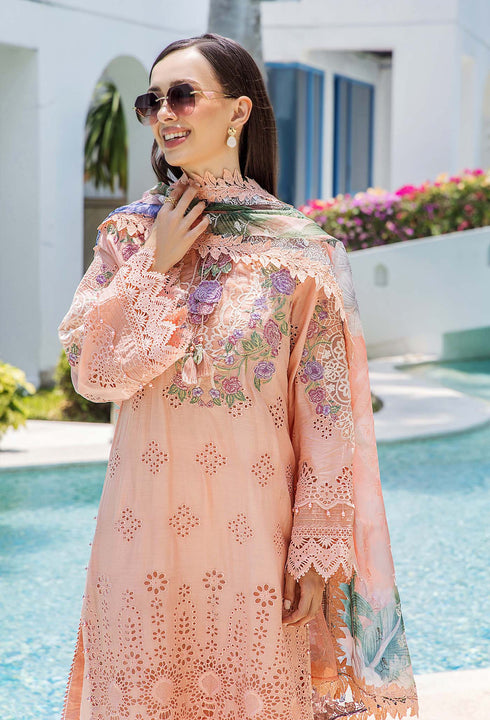 Adan's Blossom 7500 Embroidered Suit