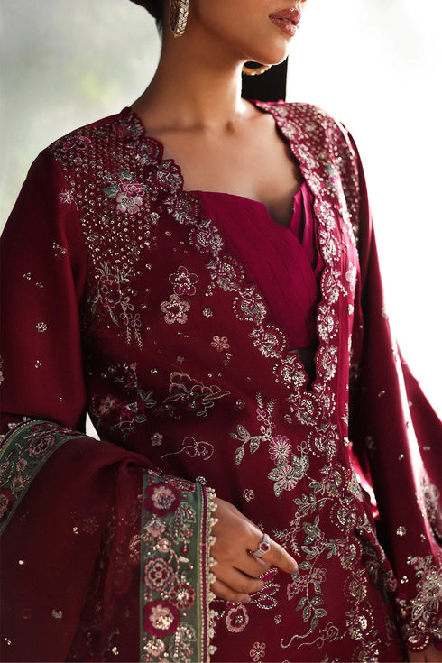 Afrozeh La Fuchsia Luxury Formal Collection-Yalira