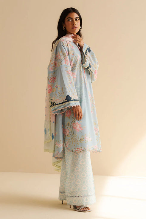Zara Shahjahan Coco Prints Lawn Drop II – Vara-8B