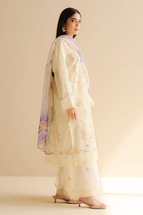 Zara Shahjahan Coco Prints Lawn Drop II – Aria-3B
