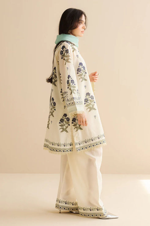 Zara Shahjahan Coco Prints Lawn Drop II – Raya-2B