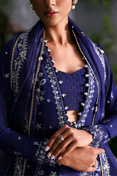 Afrozeh La Fuchsia Luxury Formal Collection-Maison