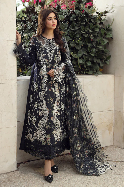 Qalamkar Luxury Lawn 2024 | PS-07 HAMNA