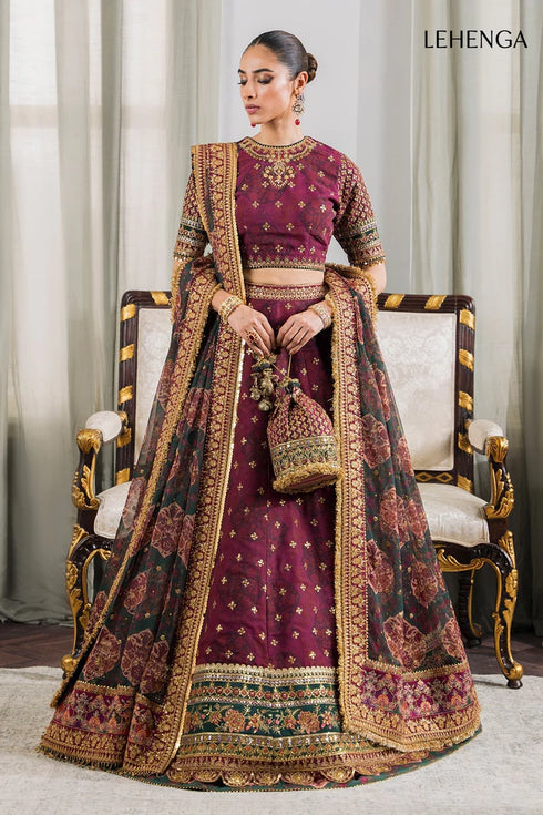Baroque Chantelle Embroidered Luxury Formals – CH12-03-india