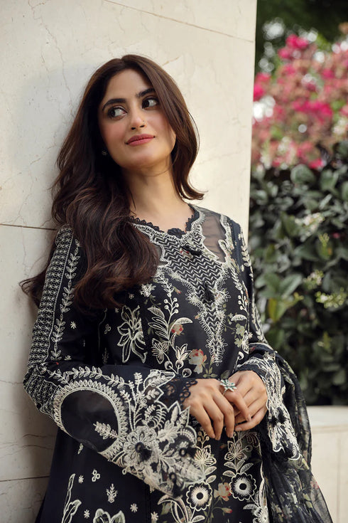 Qalamkar Luxury Lawn 2024 | PS-07 HAMNA