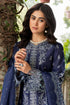 Farasha Bahaar Embroidered Lawn Collection – Blue Ochre-noida