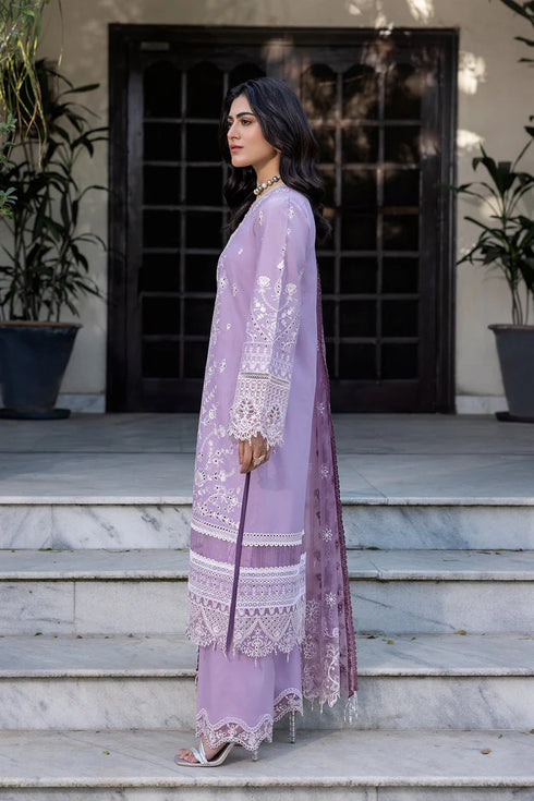 Farasha Bahaar Embroidered Lawn Collection – Lilac Florine-noida