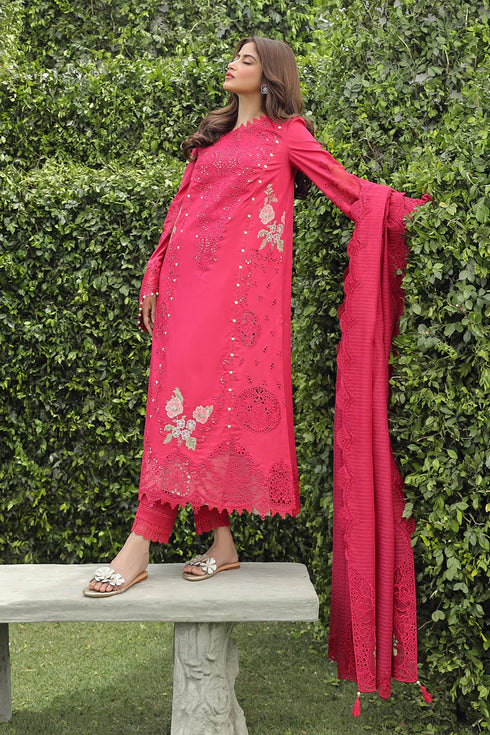 Qalamkar Qlinekari Chikankari Lawn suits india –PS-06 MALIHA