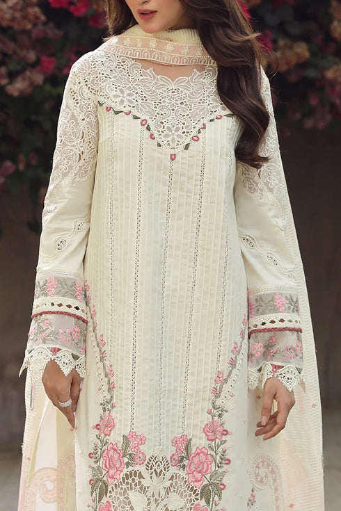 Qalamkar Qlinekari Chikankari Lawn suits india –PS-05 AMAAR