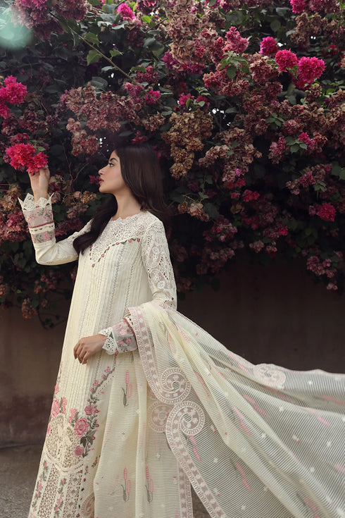 Qalamkar Qlinekari Chikankari Lawn suits india –PS-05 AMAAR