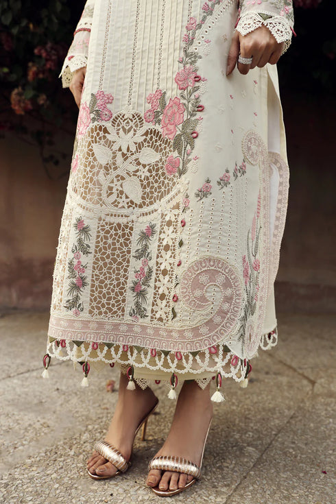 Qalamkar Qlinekari Chikankari Lawn suits india –PS-05 AMAAR