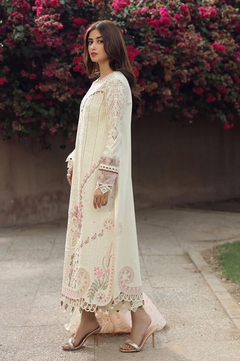 Qalamkar Qlinekari Chikankari Lawn suits india –PS-05 AMAAR