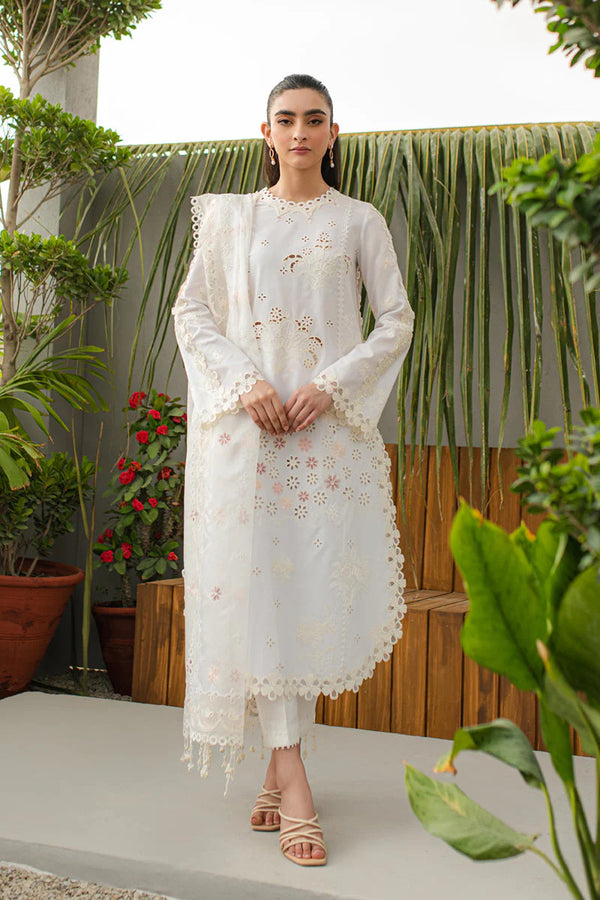 Qalamkar Qlinekari Chikankari Lawn suits india –JK-10 ORLA